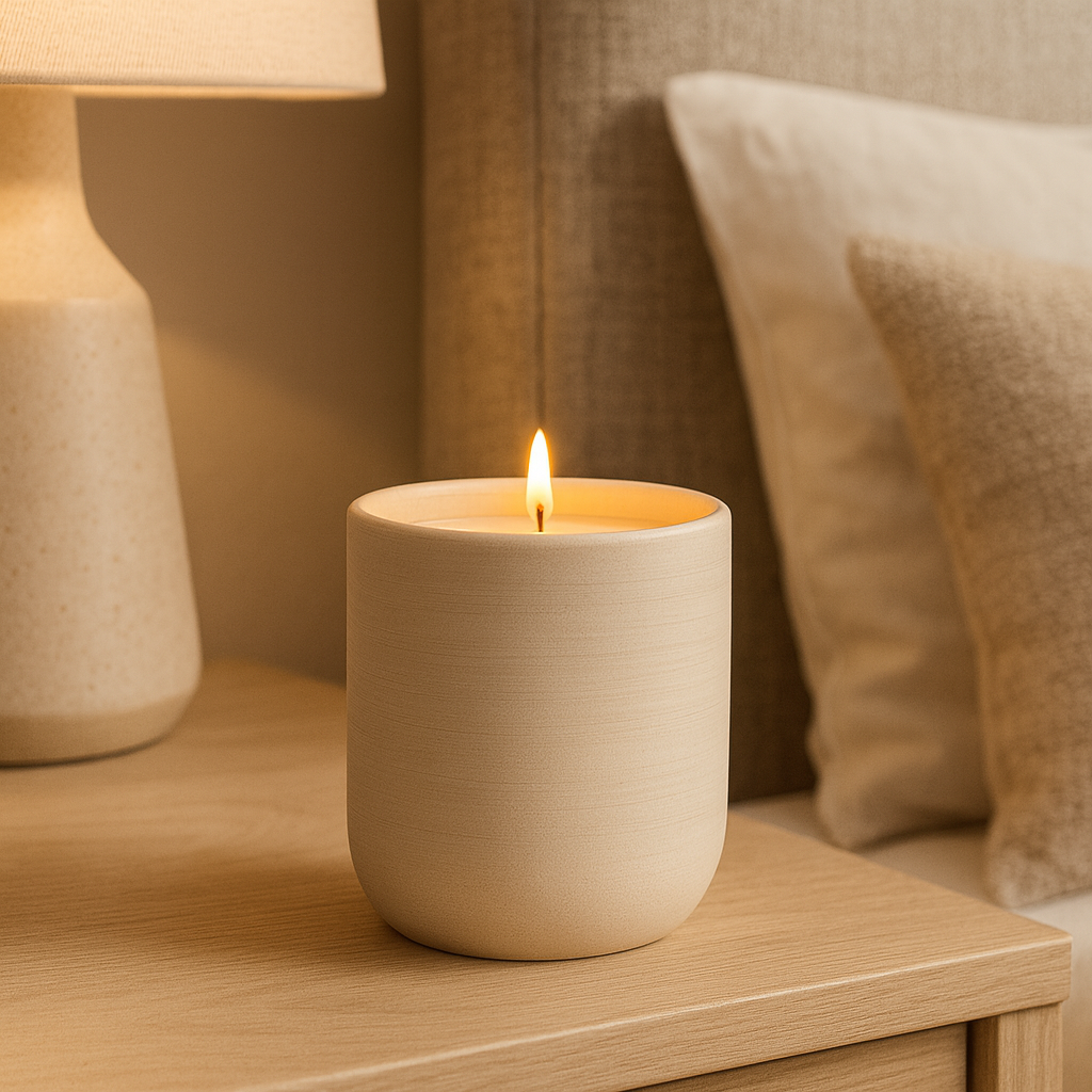 FlüsterWeb Keramik-Kerze
